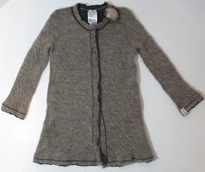 Boutique Caffe D' Orzo maglione cardigan misto lana bambina taglia 4 Made in Italy - Foto 1 di 8