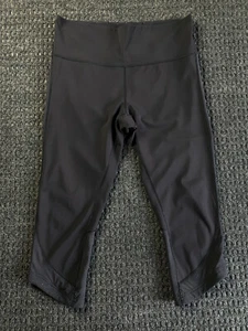 Lululemon Align High Rise Cropped 21” Yoga Pants Black 12 LW6AEISX10217 - Picture 1 of 10