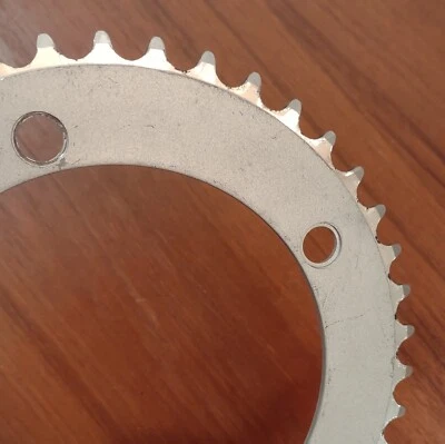 Vintage Bike Biking Cycling Chainring Silver Color 42 Tooth 130 mm Size Biking  - Image 1 of 4