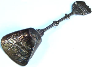 VTG VIRGINIA CITY NEVADA SOUVENIR SPOON DAI 45 HOLLAND ORNATE DESIGN SCOOP - Picture 1 of 6