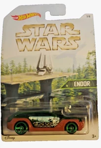 Hot Wheels Disney Star Wars ENDOR Marrón con Llantas Verdes ©2015 Mattel - Nuevo - Imagen 1 de 7