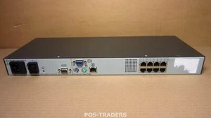 HP EO1013 0x1x8 8Port CAT5 KVM Console Switch 336044-B21 396630-001 - NO CABLES - Bild 1 von 2