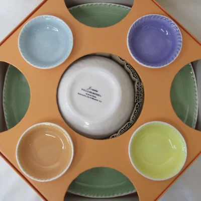 Williams Sonoma Jazmín Juego de Cuencos de Inmersión De Colección 2003 Nuevo Antiguo Stock Muy Bonito Foto 1 de 4
