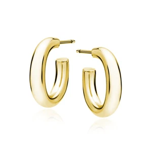 Criollas en plata 925 colores oro "Open Circles" - Imagen 1 de 2