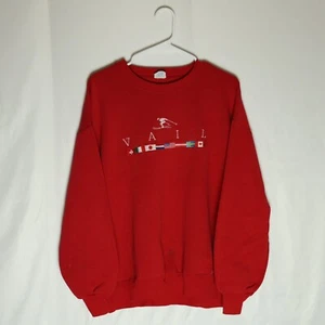 Crazy Shirts Hawaii Sweatshirt Adults XL Red Crewneck Pullover 90's Vintage - Picture 1 of 7
