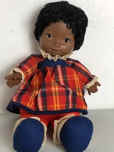 Vintage 1973 African American Fisher Price Doll Elizabeth #205 Lapsitter Doll - Picture 1 of 6