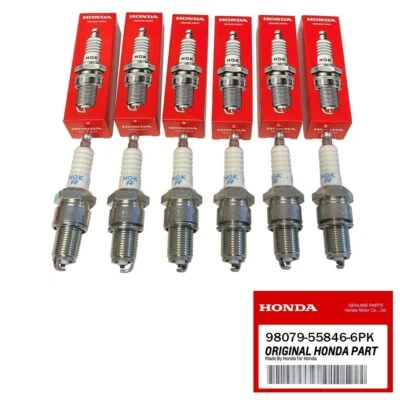 Bujía genuina OEM Honda 98079-55846 (NGK BPR5ES) - PAQUETE DE 6 Foto 1 de 4
