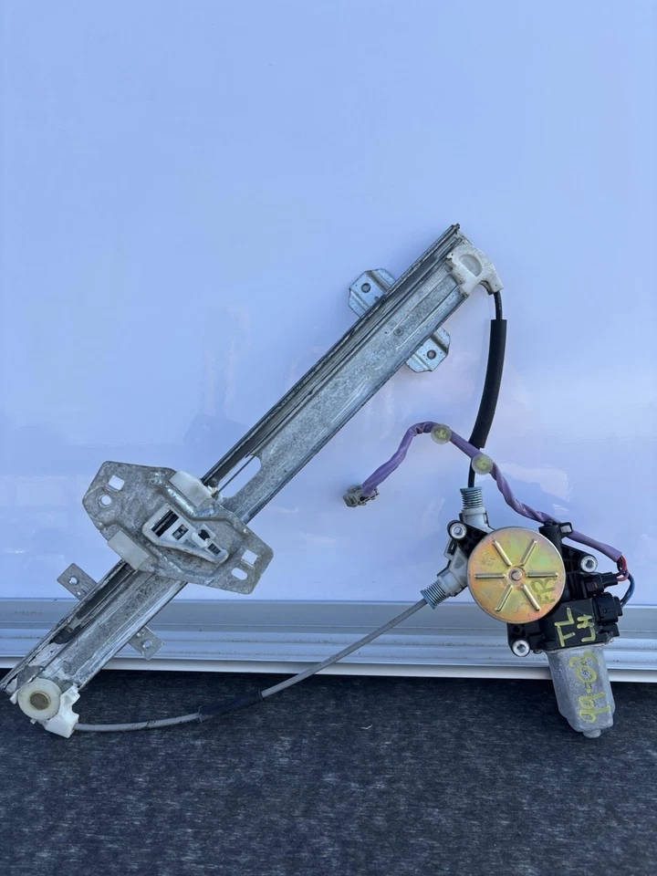 1999-2003 ACURA TL OEM REGULADOR DE JANELA FRONTAL ESQUERDA DO LADO DO MOTORISTA MOTOR TESTADO  - Imagem 1 de 1