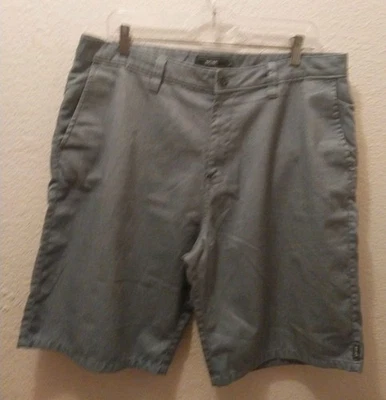 Rip Curl Boardwalk Shorts Mens Size 38 Gray Flat Front Tailored 5 Pockets - Image 1 of 4