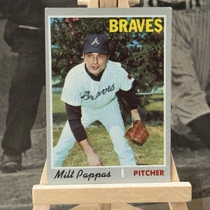 1970 Topps - Milt Pappas #576 - Atlanta Braves - Sin clasificar - Excelente - Imagen 1 de 2