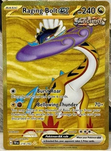 Raging Bolt ex 218/162 SV05: Temporal Forces Hyper Rare - Picture 1 of 2