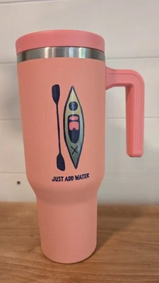 Life is Good 40oz SUP Paddle Board "Just add Water" Steel Tumbler w/Handle NWOT - Image 1 of 4