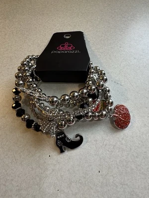 Juego de 6 brazaletes bisutería paparazzi Halloween totalmente nuevos Foto 1 de 4