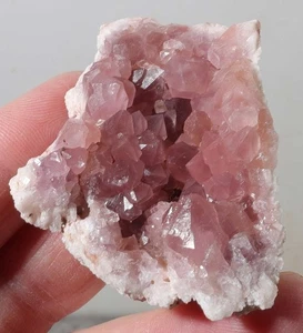 Argentine Pink Amethyst Crystal 1.6 oz specimen lot #M6 - Picture 1 of 17