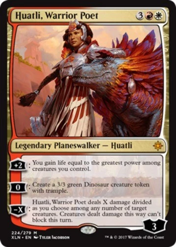 1x Huatli, Warrior Poet MTG Ixalan NM Magic Regular - Image 1 of 1