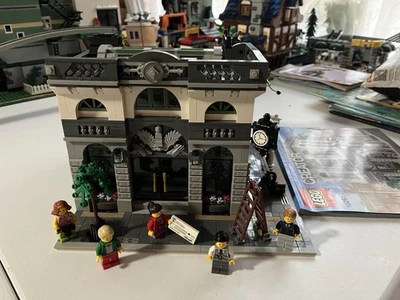 LEGO 10251 Brick Bank 1st & 3rd Floor Only + Original Instructions 5 Minifigures - Image 1 of 4