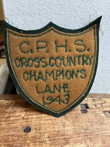 Chicago IL Lane Tech High School Cross Country Champs Patch 1943 - Bild 1 von 2
