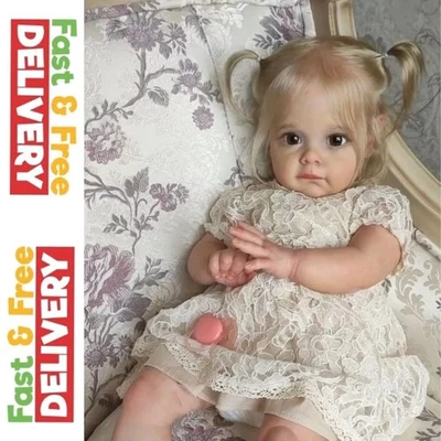 60CM Maggie Handmade High Quality Soft Vinyl Silicone Reborn Toddler - Image 1 of 4