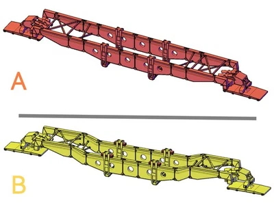 MARKENLOS 1/87 HO LKW Für Herpa Goldhofer LASO Faktor5 Schwerlast mit Decals