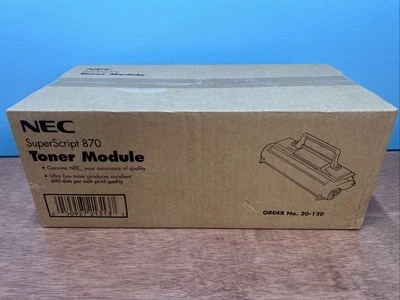 Módulo de tóner de alta capacidad NEC 20-122 SuperScript 870 genuino nuevo OEM caja sellada Foto 1 de 4