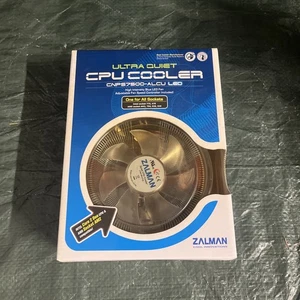 Zalman Ultimate Performance Ultra Quiet CPU Cooler CNPS7500 Alcu LED NEW Sealed - Afbeelding 1 van 3
