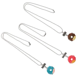  6 Piece Friendship Necklace Set, Gifts for Donut Shaped Pendants from - Picture 1 of 12