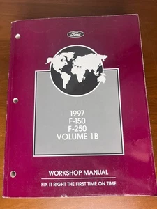 1997 Ford F-150, F-250 Pickup Truck Workshop Manual Vol. 1B Factory OEM Repair - Picture 1 of 5