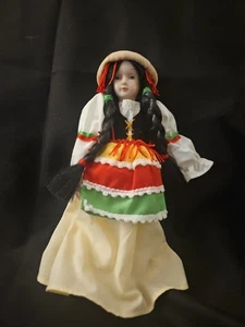 International Dolls Italy Angela Porcelain Collectible  By Russ 8" Tall No Box - Picture 1 of 8