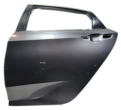 Carcasa de puerta trasera izquierda del lado del conductor Honda Civic 2016-2021 sedán *NH797M* OEM gris Foto 1 de 4