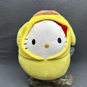 "Sudadera con capucha Squishmallow Hello Kitty In A Pompompurin 8"" peluche con etiquetas" - Imagen 1 de 11