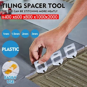 Tile Leveling System 400-2000x Clips Levelling Spacer Tiling Tool Floor Wall - Picture 1 of 312