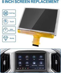 8" DJ080PA-01A LCD Touch Screen for 2014-2019 Chevy GMC Silverado Tahoe Acadia - Bild 1 von 5