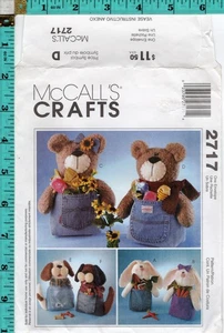 "Jeanie Babies" ©2000 McCall's Crafts Sewing Pattern # 2717 UNCUT FREE SHIP! - Picture 1 of 3