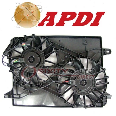 APDI Dual Radiator & Condenser Fan Assembly for 2005-2008 Dodge Magnum - gn Foto 1 de 4