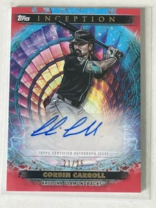Corbin Carroll - 2024 Topps Inception - Partículas Cargadas Automático /25 ¡RARO!! - Imagen 1 de 2