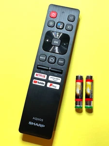 Original Voice-Fernbedienug Sharp Aquos Netflix, Prime Video, You Tube - Bild 1 von 1