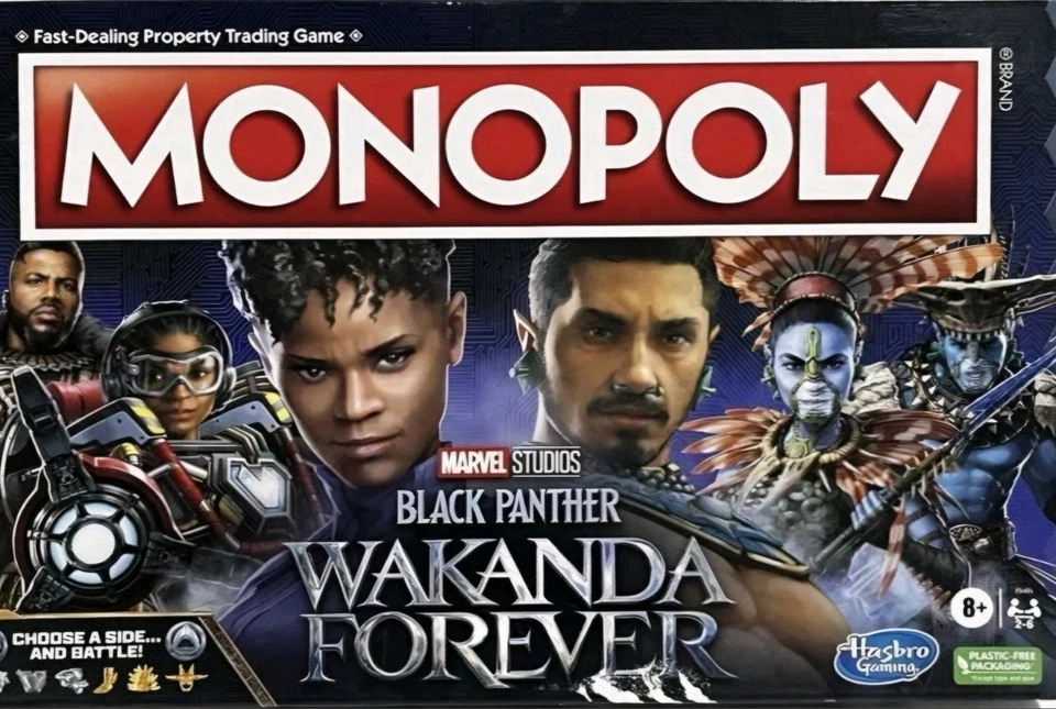 Marvel Studios Black Panther Wakanda Forever Monopoly Limited Edition Board Game - Image 1 of 1