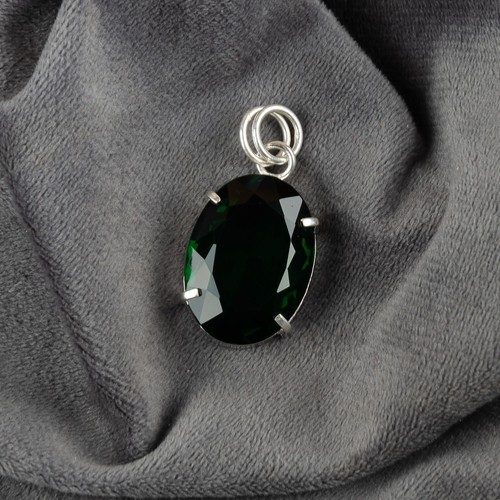 CHROME HEARTS Ciondolo Minimo Matrimonio Argento Sterling 925 Cromo Diapside Affare Giorno dell'Amicizia