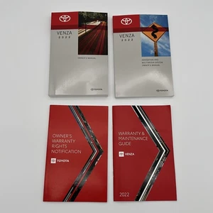 2022 Toyota Venza Owners Manual With Navigation and Multimedia Booklets - Bild 1 von 3
