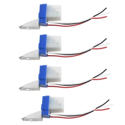 4X AC DC 12V 10A Automatische Lampe Dämmerungsschalter Lichtsensor Dämmerun1207 - Bild 1 von 4