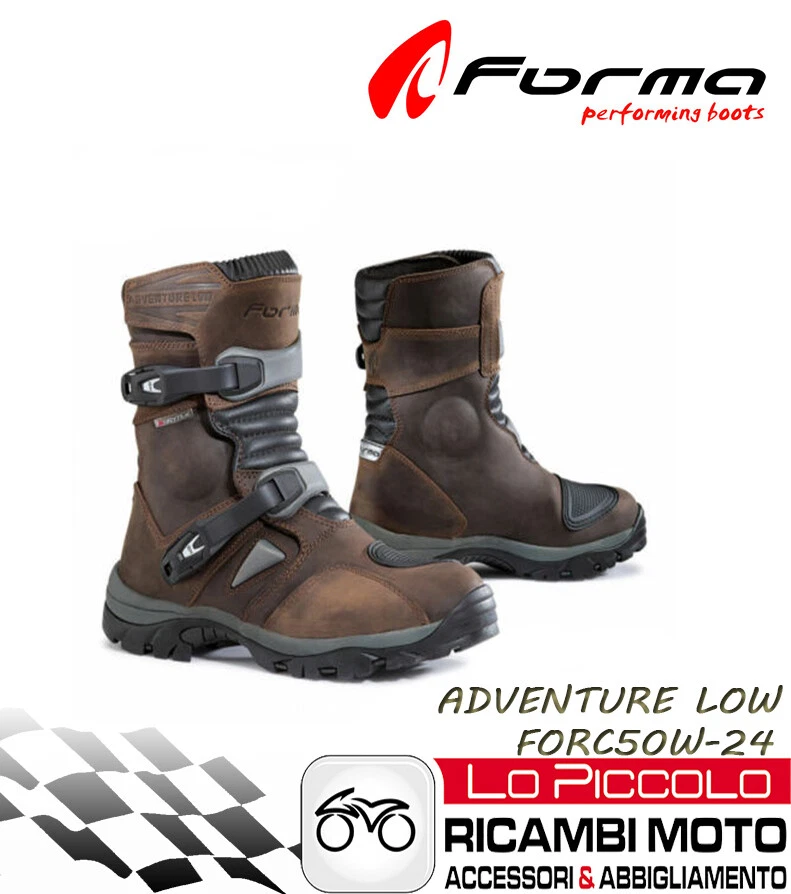 FORMA ADVENTURE LOW MARRONI STIVALI CORTI OFF ROAD ATV QUAD MISURA 40