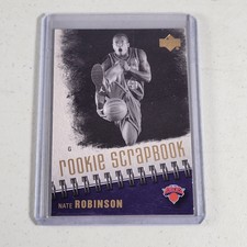 Nate Robinson Rookie Card #24 RC NY Knicks 2005-2006 Upper Deck Rookie Scrapbook