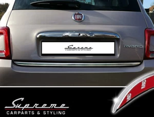 For Fiat 500 II Gen. & cabriolet - 3M Chrome Trim Strip Rear Trunk Edge - Bild 1 von 5
