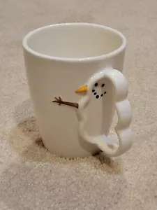 Starbucks Barista Mug *RARE*2003 Winter Only Snowman 12oz - Picture 1 of 7