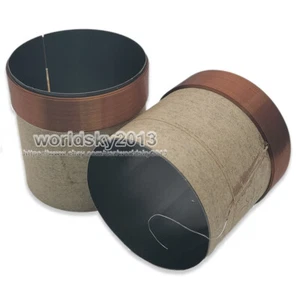 2 Stck. 51,5 mm 8 Ohm BASV Bass Schwingspule Tieftöner Lautsprecher Sound Drive Reparatur 4-Schichten - Bild 1 von 7