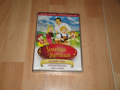 SONRISAS Y LAGRIMAS LA FAMILIA TRAPP SERIE DE ANIME EN DVD NUEVA PRECINTADA - Imagen 1 de 2