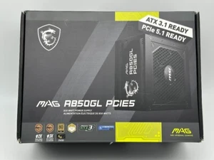 Alimentation gaming MSI MAG A850GL PCIE 5.1 & ATX 3.1 - entièrement modulaire - Photo 1/7