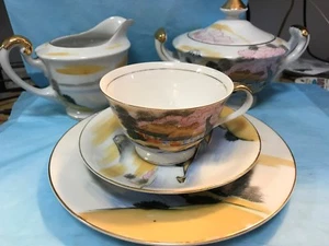 21 PIECE TEA SET --JAPAN--1940'S---------------------------------------------c2 - Picture 1 of 10