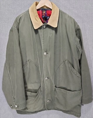 Nautica Men's Size Large Wool Blend Jacket Full Zip and Buttons Green B89 - Image 1 of 4