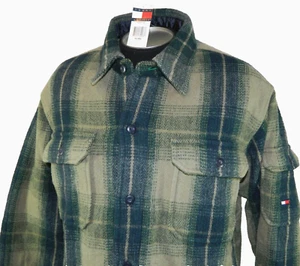 NEW Tommy Hilfiger Wool Blend Fleece Lined Lumberjack Jacket Tag XL Sleeve 33/34 - Picture 1 of 4